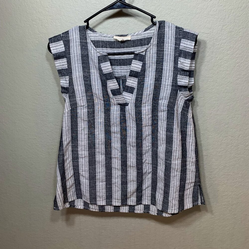 Black/White Cotton Shirt